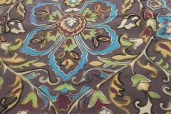PRINTED TYE DYE WOOL EMBROIDERY RUGS